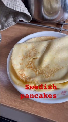 Swedish pancakes #youtube #food