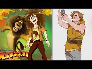 MADAGASCAR Human Version - Zilo Cartoons