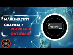 Marlins Test Grammar Rearrange