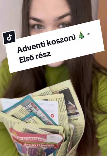 Egyszerű adventi koszorú készítése házilag 🎄