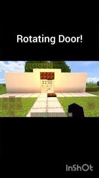 Hotel Rotating Door In Minecraft! #minecraft #maineventmc #shorts