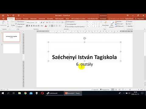 Powerpoint bemutató készítése, alapok 1.
