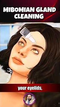 Meibomian Gland Cleaning in 3D | Dry Eyes Treatment Explained #short