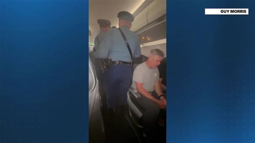 Caught on camera: Mass. troopers board Boston JetBlue flight that was forced to turn around