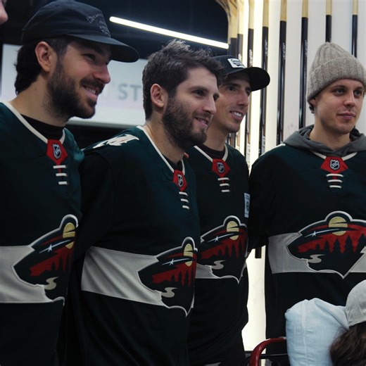 6.6K views · 487 reactions |  Stick Tap Salute with Hartzy  His passion for helping the community around him is HARTwarming 﫶 Securian Financial x #mnwild | Minnesota Wild | Facebook