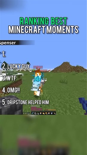 Ranking Best Minecraft Moments #minecraft #shorts