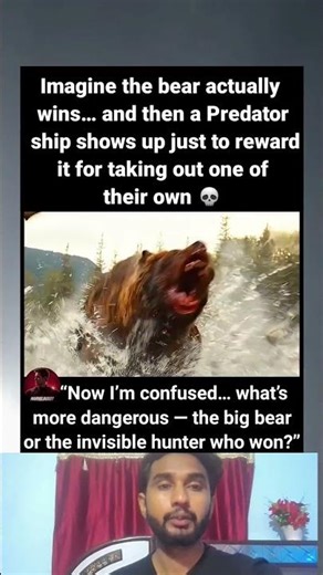 Prey (2022) Bear vs Predator Fight Scene