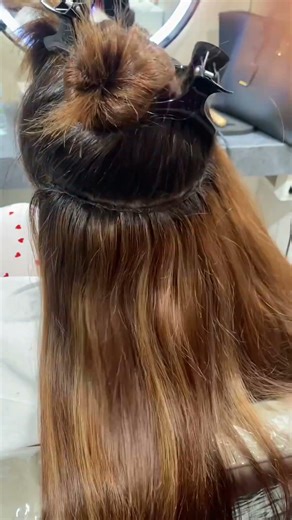Clip ON Extension 55cm #hairstyle #hairextensions #hair