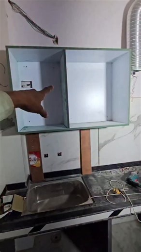 Saddam Husain on Instagram: "Modular kitchen installation ( part 1) ..@ #woodmastersh #woodworking #furnituredesign"