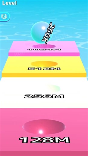 256K Ball Reaches Highest Tile in Infinity 😱🔥 #shorts