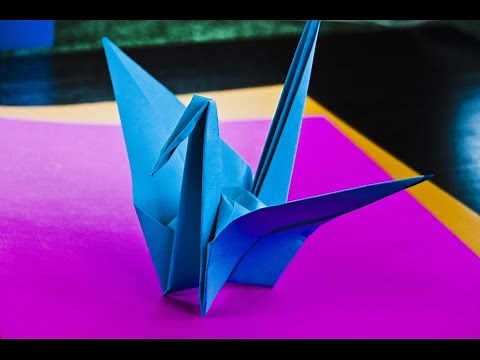How to make a paper crane Origami