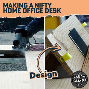 36K views · 1.2K reactions | 2-in-1 Dinner Table and Homeworking Desk! | Laura Kampf | Facebook