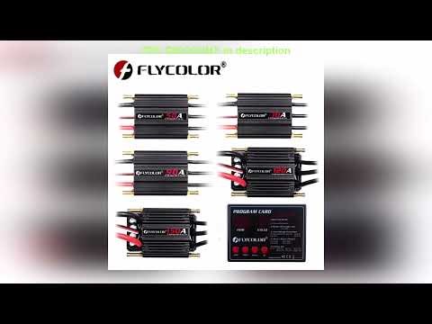 A must-have product! Original Flycolor 50A 70A 90A 120A 150A Brushless ESC Speed Controller Progam