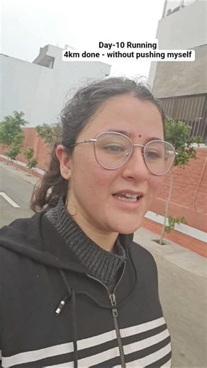 4 km done - without pushing myself #runner #runningmotivation #runningjourney