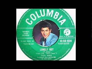 Paul Anka - Lonely Boy (1959)