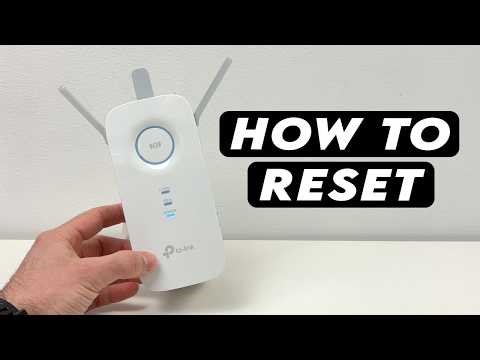 How to Reset Your TP-Link WiFi Range Extender