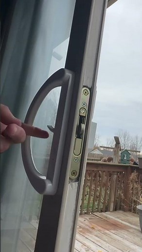 Sliding Door Lock Broken: Quick Fix & Secure Your Home Now! #shorts