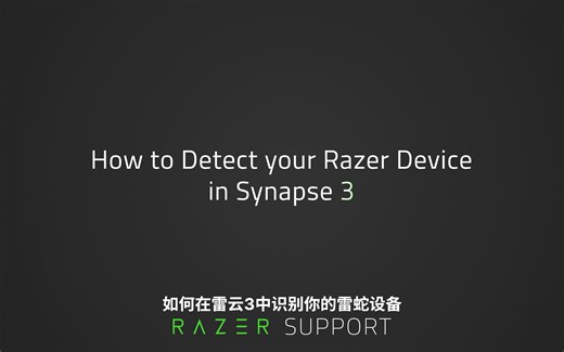 如何在雷云3中识别你的雷蛇设备