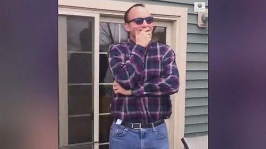 Colorblind man sees color for first time after dad gifts him EnChroma glasses