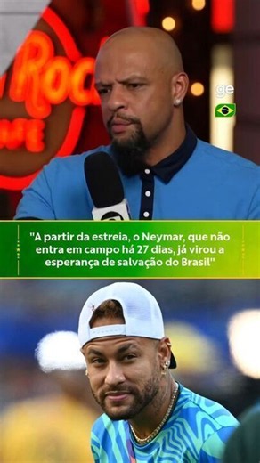 "Neymar, que não entra em campo há 27 dias, já virou a esperança de salvação do Brasil"
