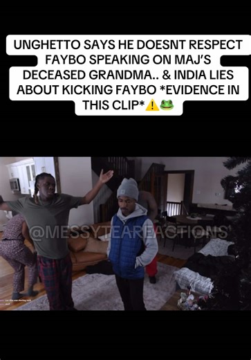 India lying like a mf, you jumped in point blank… & I understand talking about people’s family is off limits! Faybo had her back against the wall in a heated moment but she wasn’t right for saying it, she also didn’t known his grandma passed she said f* everyone! @theemessymajshow @big fayb0 @Popphunna @Unghetto