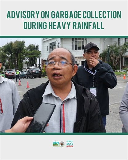 36K views · 139 reactions | GARBAGE COLLECTION ADVISORY | The City General Services Office advises residents not to bring out garbage to collection area during expected heavy rains and only during good weather condition. This is to avoid trash from being scattered and cause the clogging of canals and drainage systems. | Baguio City Public Information Office | Facebook