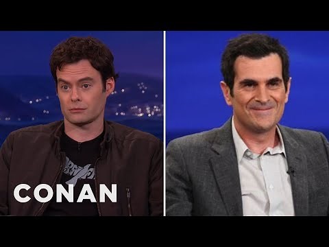 Bill Hader & Ty Burrell's Steamy Make-Out Scene | CONAN on TBS