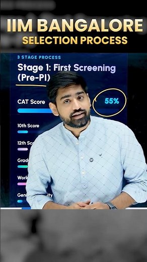 IIM Bangalore Selection Process 2026 #cat2026