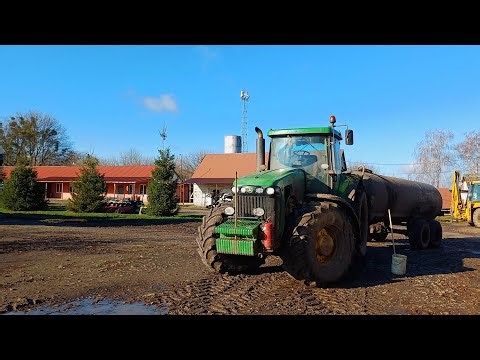 Full Organic Fertilizing Process From Loading to Spreading