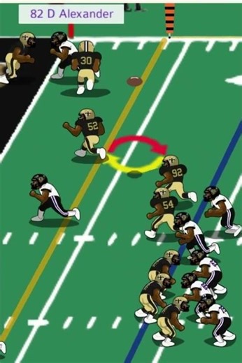 1997 Ravens vs Saints (highlight) Derrick Alexander touchdown pass.