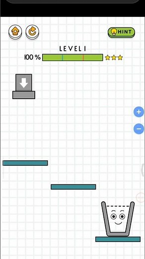 Happy Filled Glass level 1. gameplay #gaming