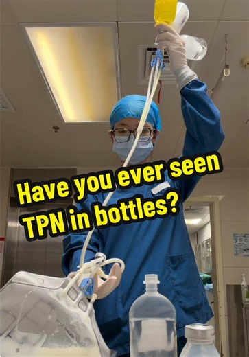 TPN in a Bottle: ICU Nurse Preparing a TPN Bag