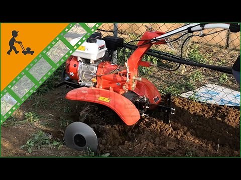 Funktionsvideo - GeoTech PGT 900 Gartenfräse mit Benzinmotor 7 PS mit pneumatischen Räder