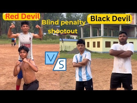 New game try | Red Devil vs Black Devil | aakha banda garera penalty handa k k vayo k k 🤣⚽️✅