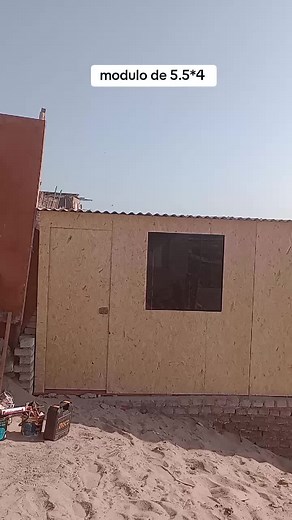 Módulo Prefabricado de 5.5x4 en OSB Brasilero