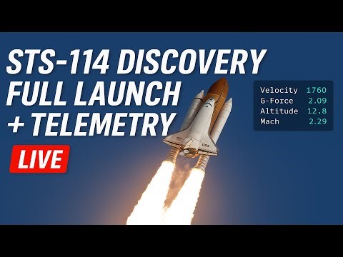 Space Shuttle STS 114 Full Flight & Telementry