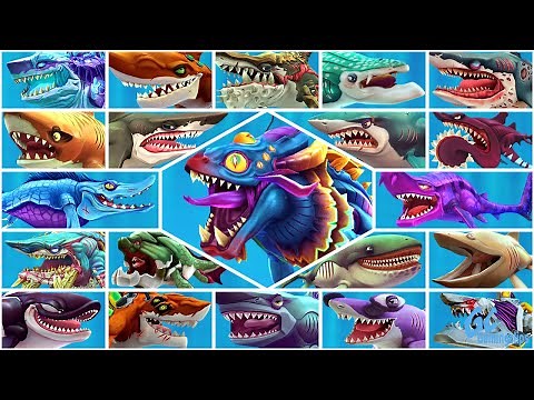 ALL SHARKS in Hungry Shark World