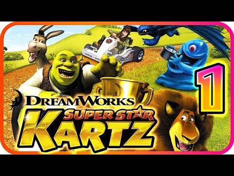 DreamWorks Super Star Kartz Part 1 Gameplay Walkthrough (PS3, X360, Wii) Shrek