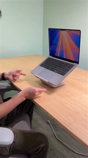 Tools. Electro. DIY on Instagram: "A 3D printed “Impossible laptop stand” for MacBook Pro or any slim laptops. Bambu Lab A1 3D printer was used"