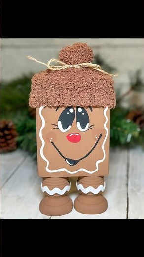 Let's Make a Cute Gingerbread Man #diy #christmasdiys #gingerbreaddiy #gingerbreadman