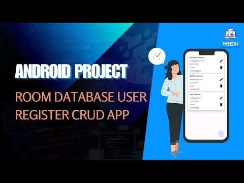 Room Database Android Project || CRUD Operation || MVVM || NSDA || Bangla