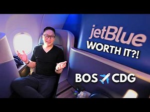 NEW JetBlue Mint Business Class Boston to Paris: Worth It?! Airbus A321