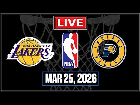 NBA Live! PACERS vs LAKERS | Los Angeles vs Indiana | Luka vs Nembhard | MAR 25 2026 | NBA 2K26