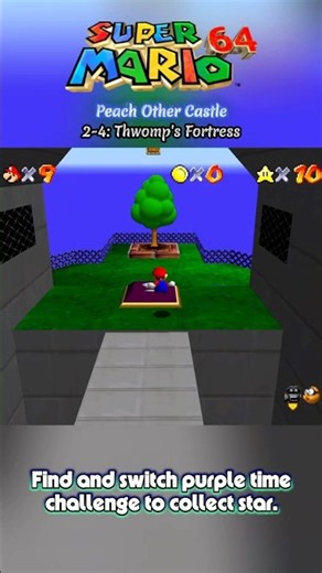 Super Mario Peach Other Castle 64: Thwomp's Fortress #PurpleTimeChallenge