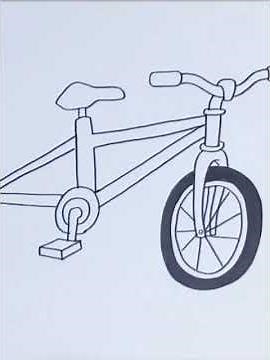 How to Draw BICYCLE for Beginners