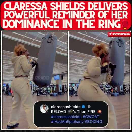 CLARESSA SHIELDS SHOWS OFF "CHEAT CODE" HAND SPEED IN NEW CLIP!