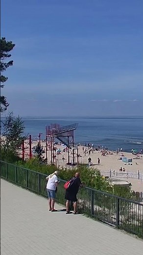 Stegna kamera plaża – Bulwar Radiowej Jedynki | Obraz na żywo 24/7 link w komentarzu