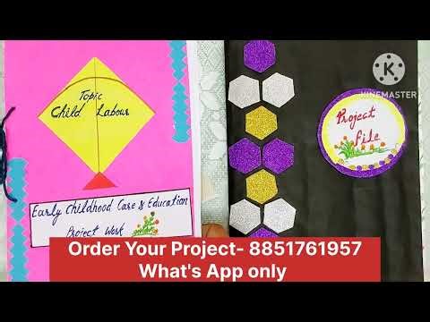 ECCE Project Work Ignou | DECE IGNOU Project Work | ECCE Case Study File | IGNOU Assignment DECE