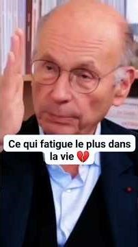 Boris Cyrulnik: Tu sais ce que fatique le plus dans la vie. #boriscyrulnik #trending #viral #shorts