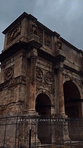 Triumphal Arch in Rome erected for Emperor Constantine in 315 AD to commemorate is victory over Maxentius at the Milvian Bridge #rome #AncientHistory #romanempire #rometravel #constantine | Pondering Adventurer